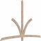 Ekena Millwork Davenport Smooth Timber Gable Bracket, Douglas Fir, 96"W x 64"H x 1 1/2"D x 3 1/2"F, 16/12 Pitch GBW096X64X0204DAV00SDF - alternate 2